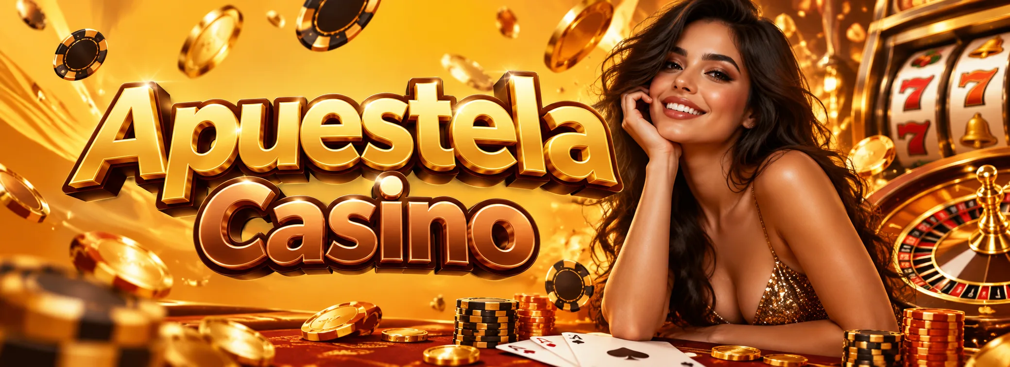 Banner de Apuestela Casino con el bono de bienvenida del 200% hasta $100.000 CLP
